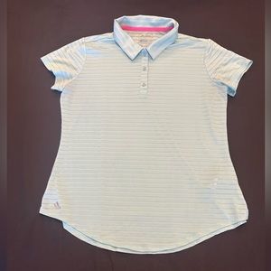 adidas Light Blue Polo Shirt